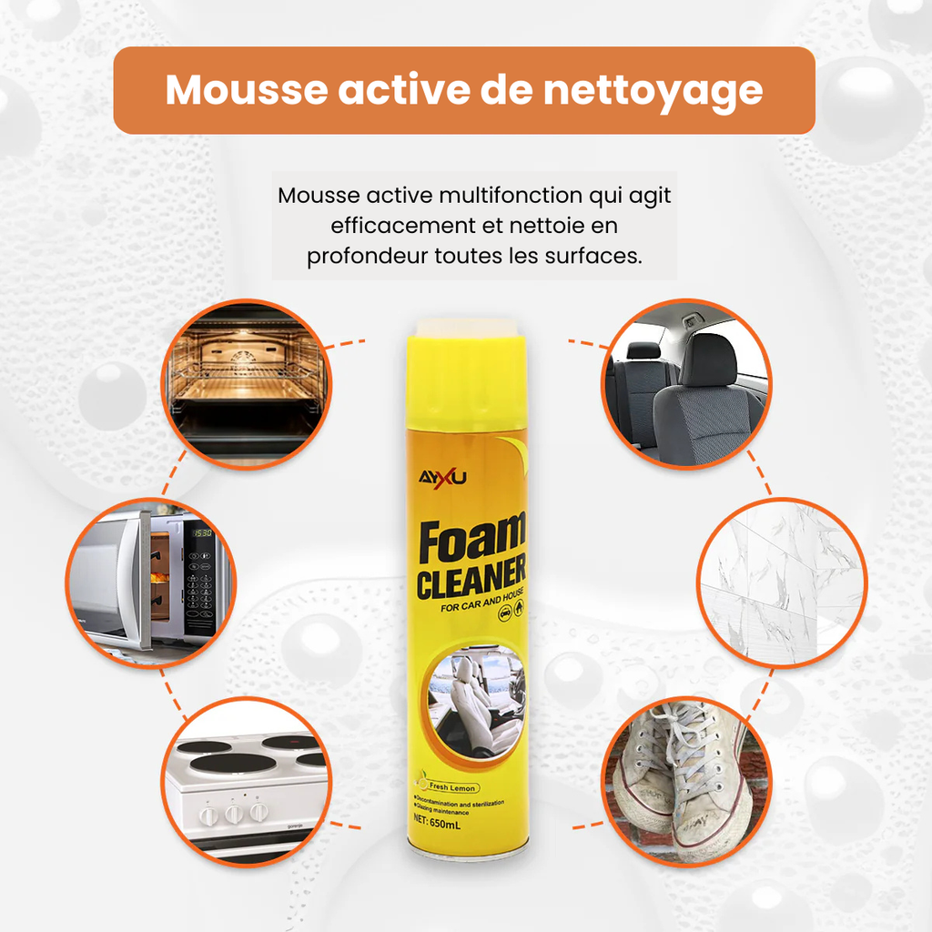 Mousse Nettoyante Multi-Usage – Nettoyant Moussant