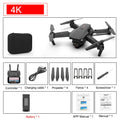 Drone quadricoptère pliable E88 Pro - WIFI FPV, caméra HD 4K, maintien d'altitude