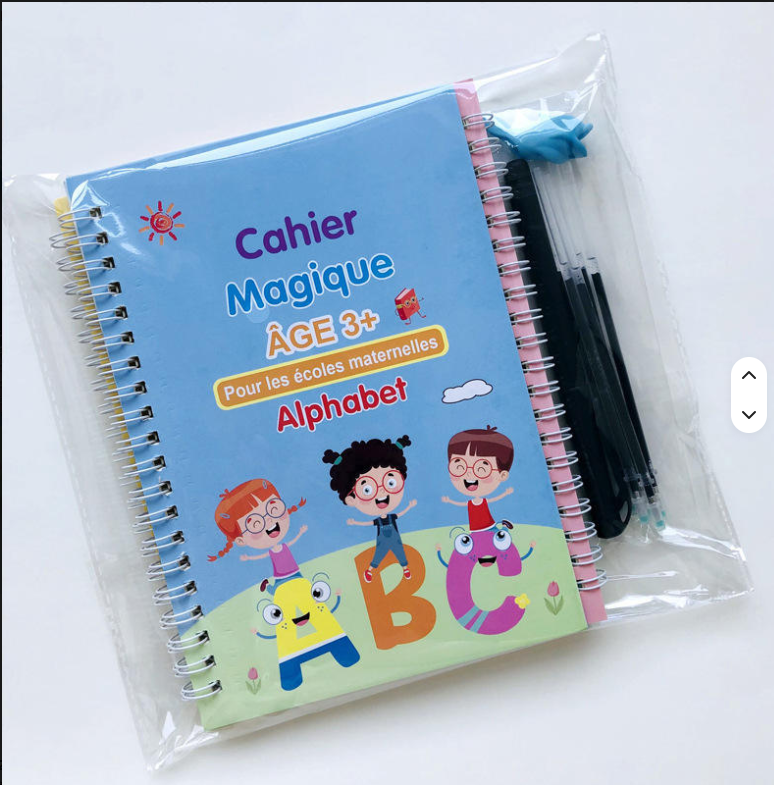 Cahier Magique d'Écriture Réutilisable