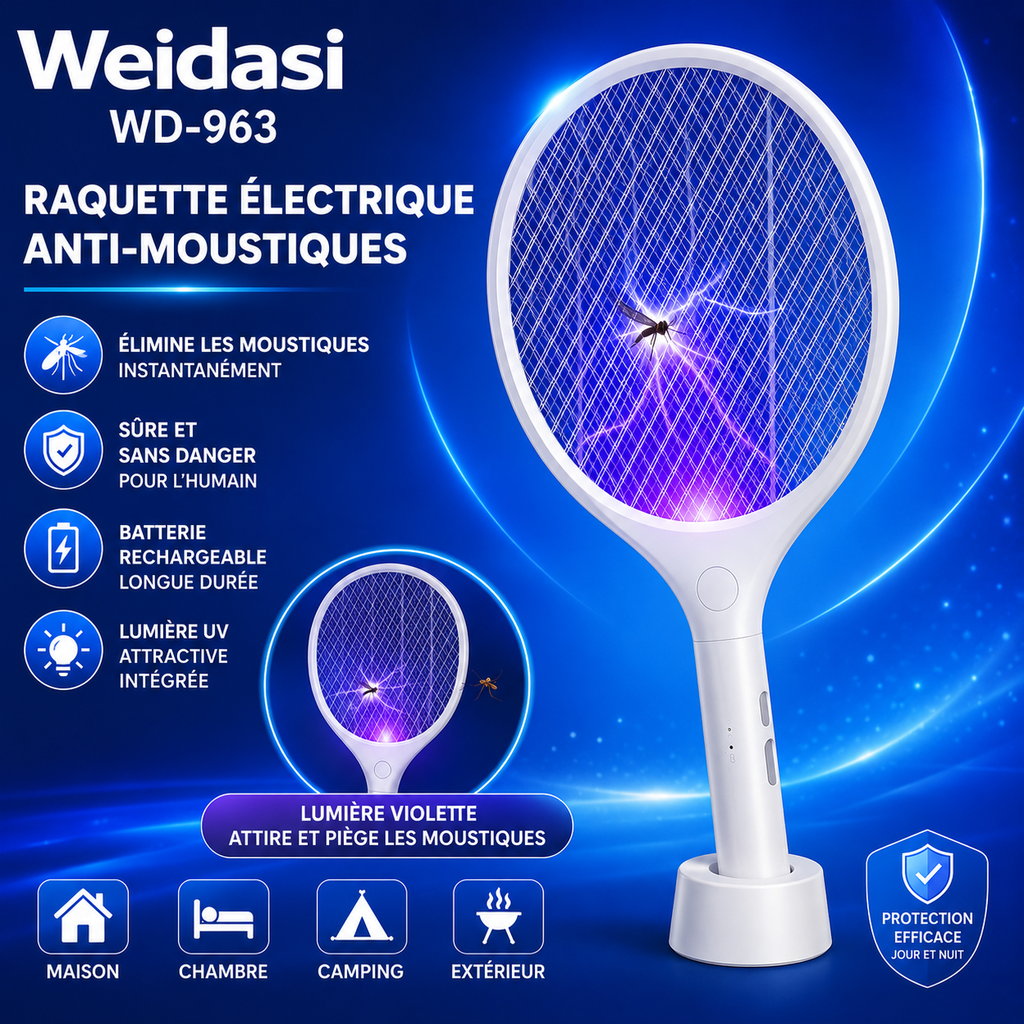 raquette anti moustique