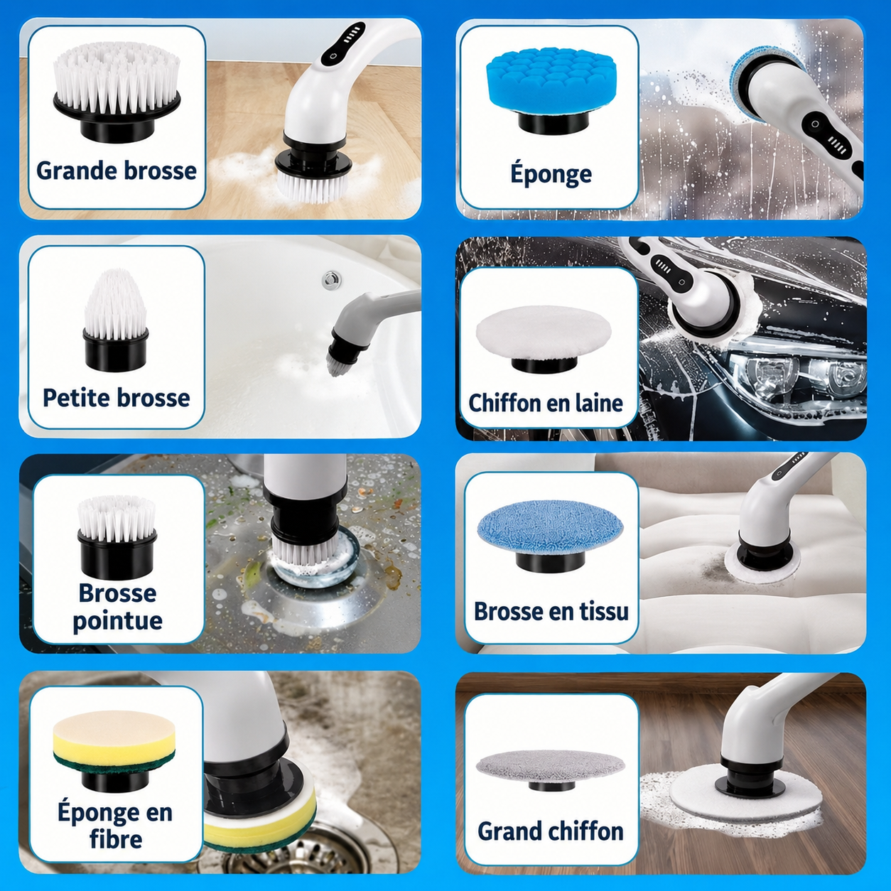 brosse electrique portable