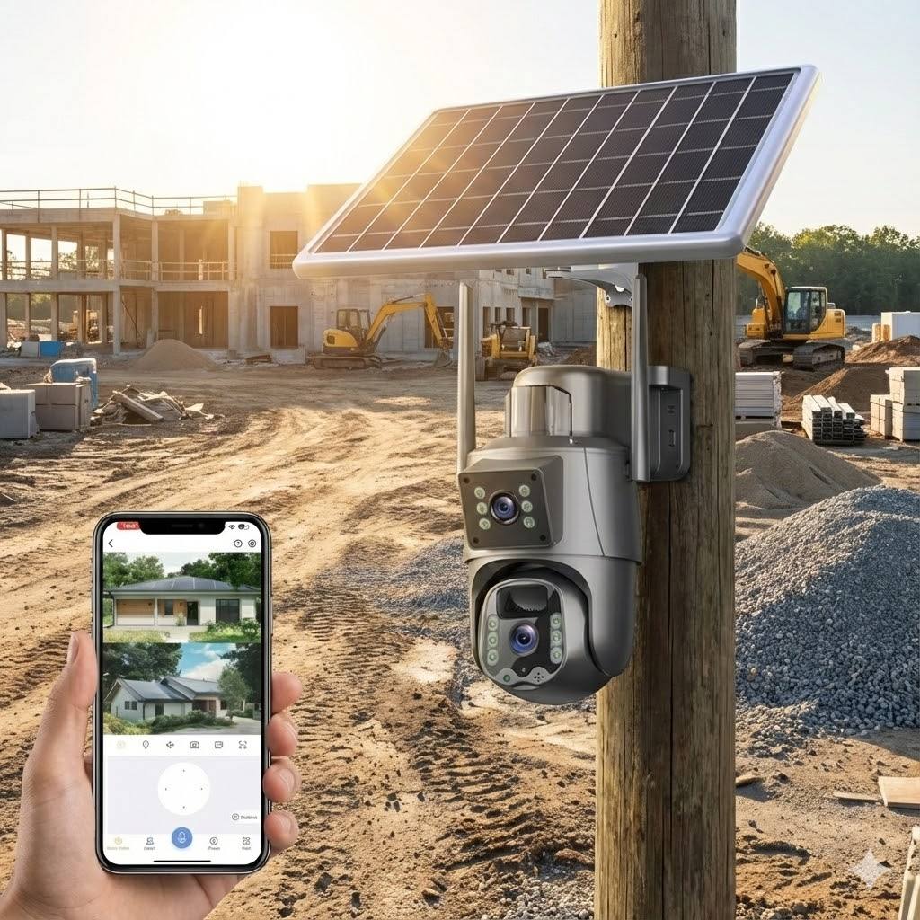 Caméra de surveillance solaire intelligente 4G