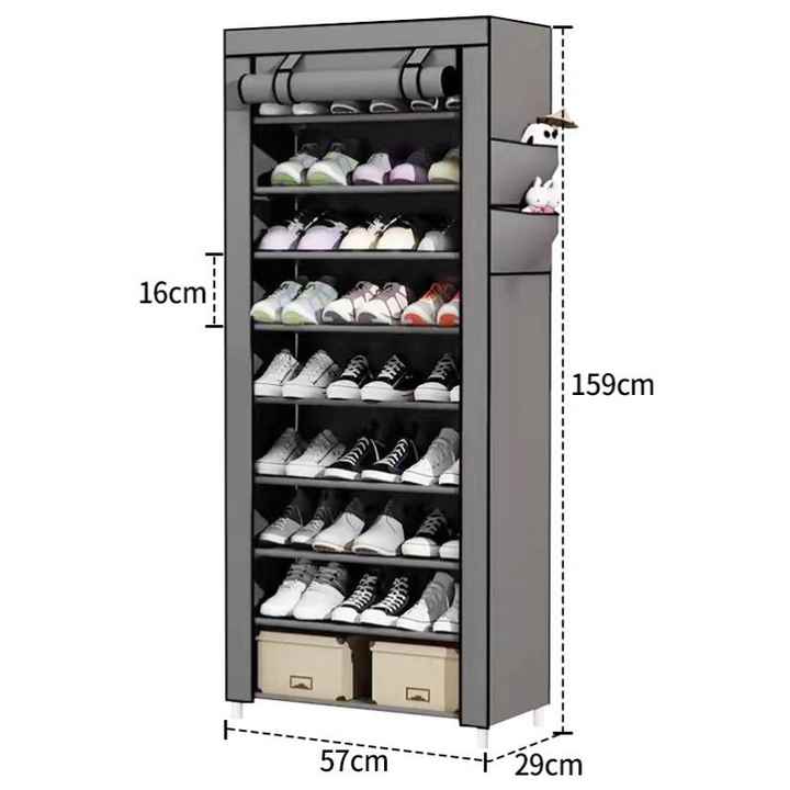 Boîte-Armoire  de rangement pour chaussures