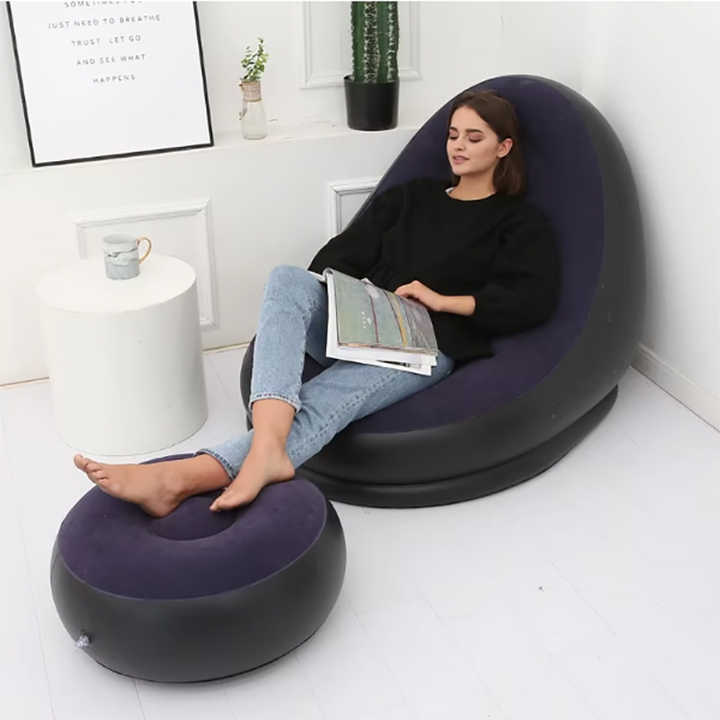 Fauteuil gonflable + pompe manuel