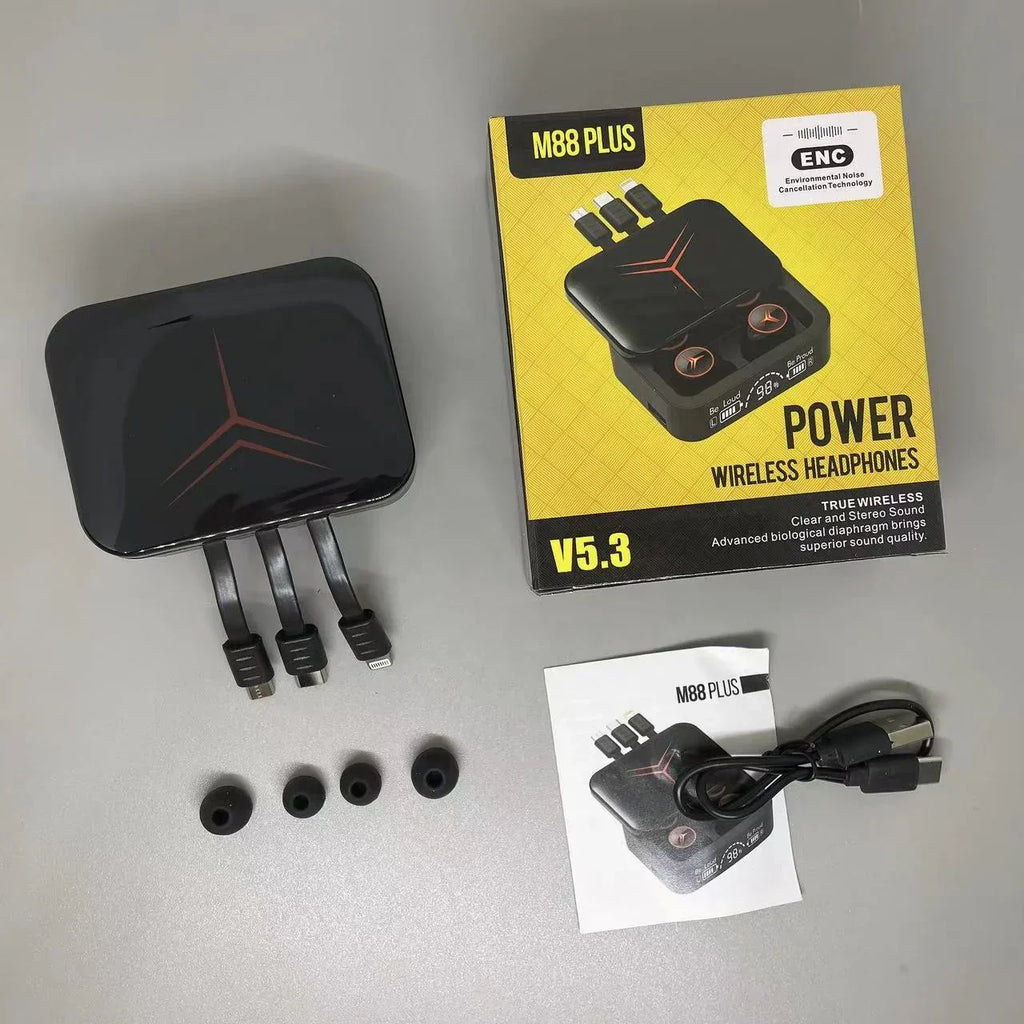 Écouteurs Powerbank M88 Plus