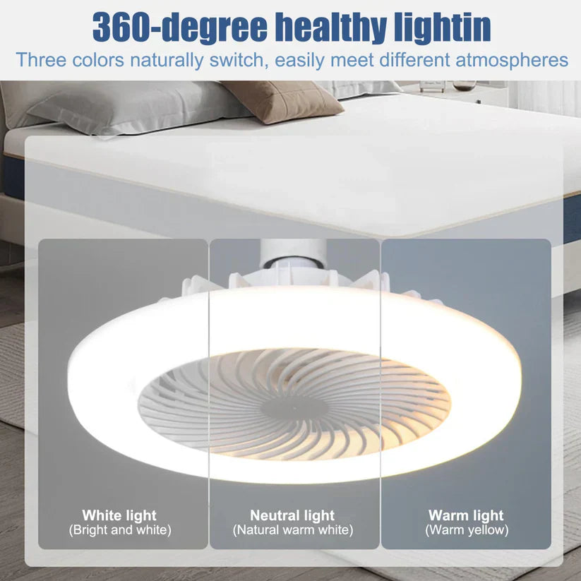 Ventilateur rechargeable + LED
