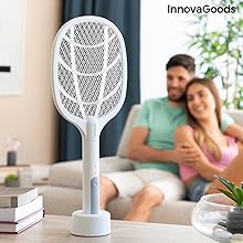 ⚡ Raquette Électrique Anti-Moustiques 2-en-1 – Dormez enfin en paix 😴