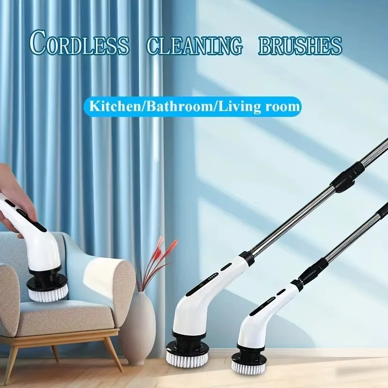 Brosse électrique 9-en-1 : La fin du ménage fatigant
