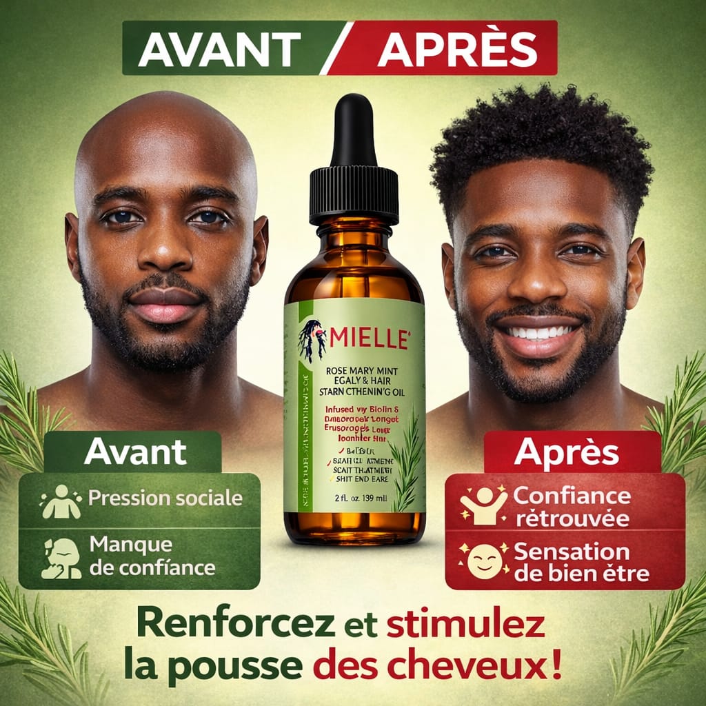 Huile de Romarin – Croissance & Fortification des Cheveux