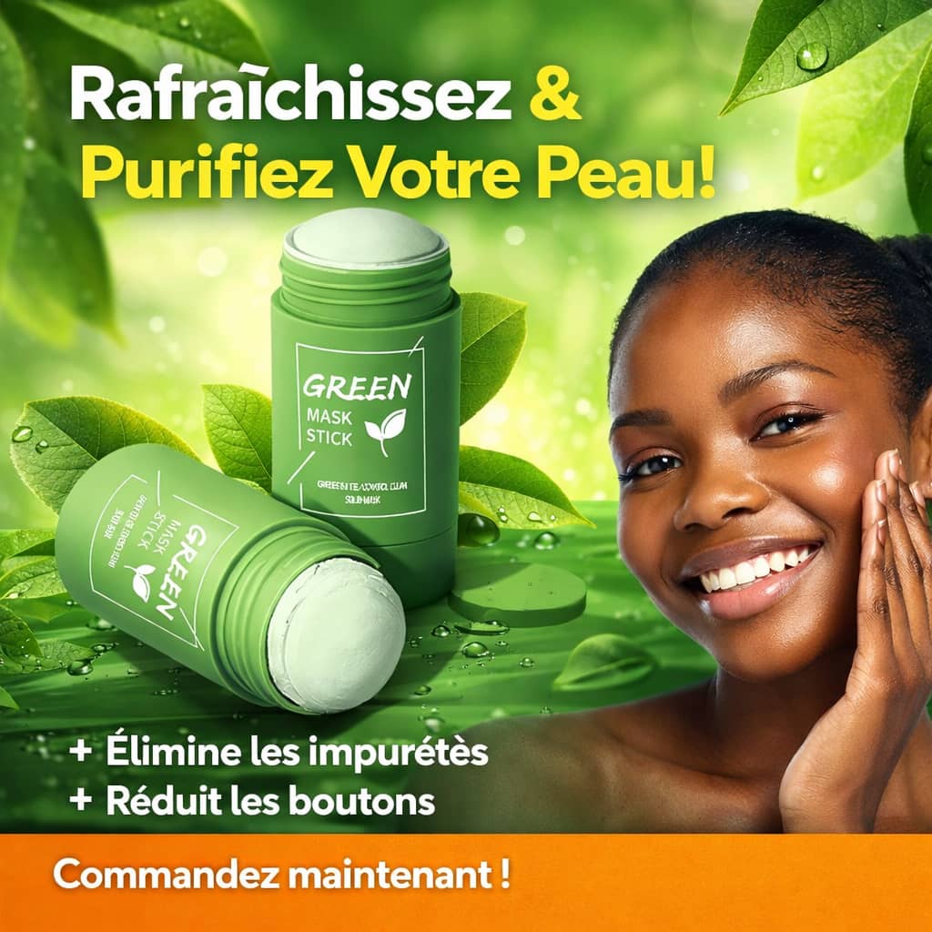 Masque Visage Stick Anti-Imperfections – Nettoyage Profond & Peau Éclatante