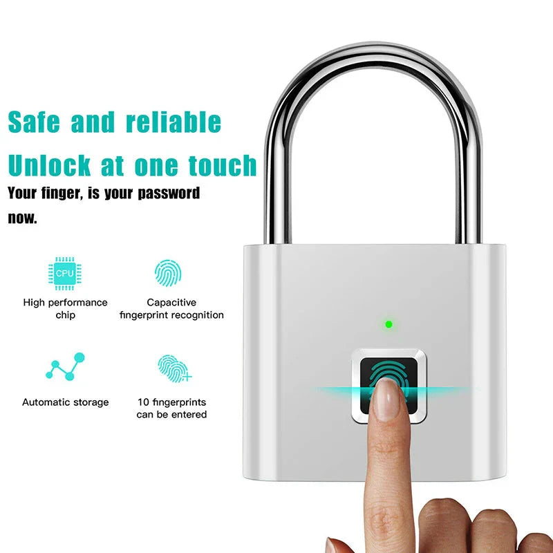 Cadenas intelligent à empreinte digitale