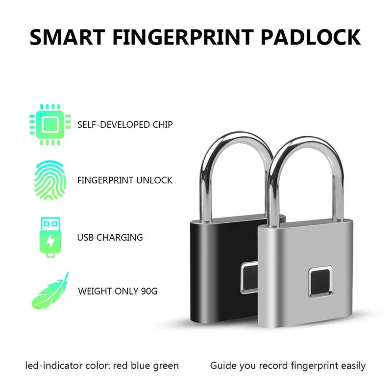 Cadenas intelligent à empreinte digitale