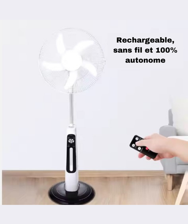 Ventilateur Rechargeable 18 Pouces 3 EN 1