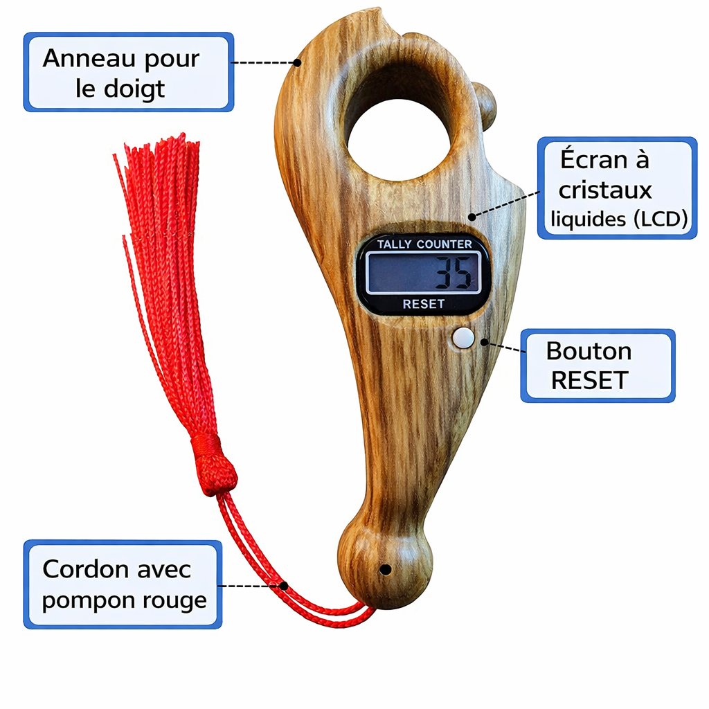 Chapelet islamique électronique pour homme