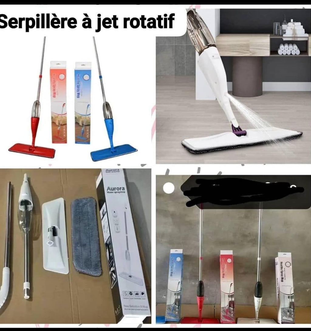 Aurora Rotating Jet Mop: Clean Without a Bucket or Effort