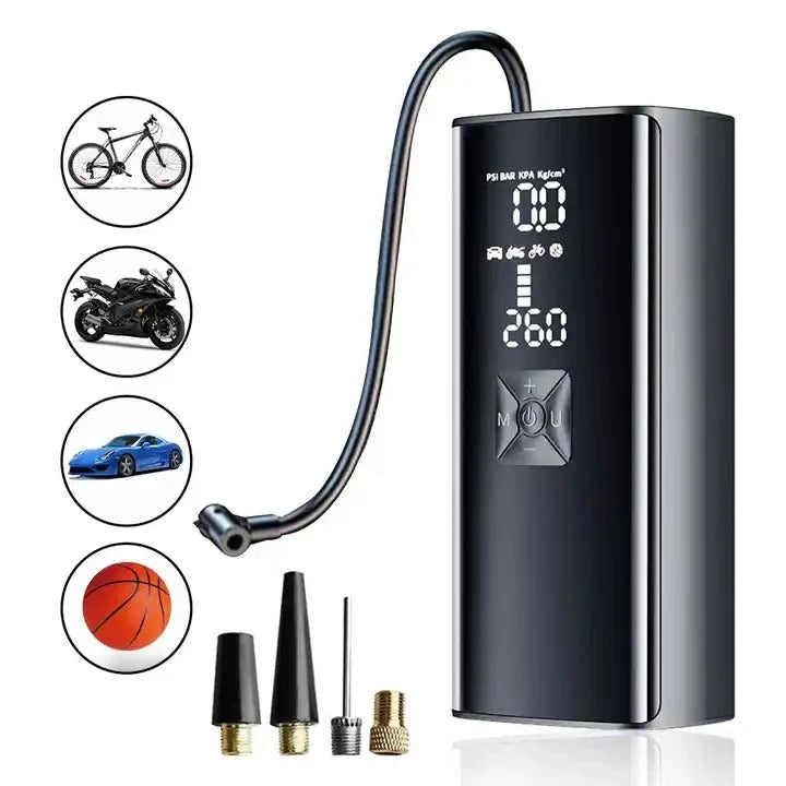 Cordless portable air compressor