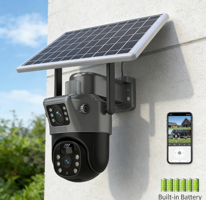 Caméra de surveillance solaire intelligente 4G